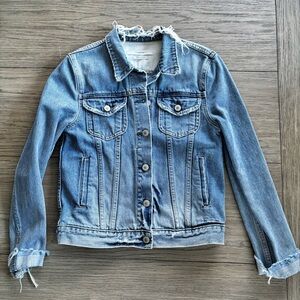 Tularosa Distressed Blue Jean Jacket - Small
